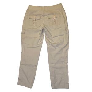 White House Black Market - Beige Cargo Capri Pants